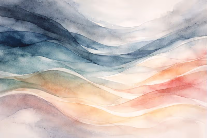 Thoughts easing from heaviness to clarity.